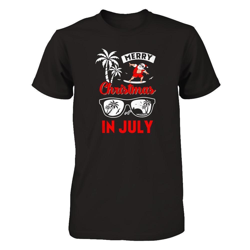 Merry Christmas In July-T-Shirt & Tank Top-Premium T-Shirt-Black