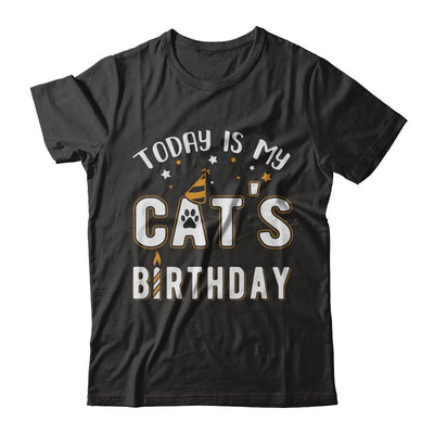 Today is My Cat's Birthday-T-Shirt & Hoodie-Classic T-Shirt-Black