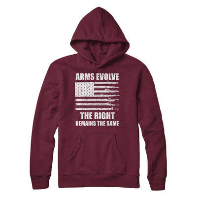 Arms Evolve The Right Remains The Same Gun Right-T-Shirt & Hoodie-