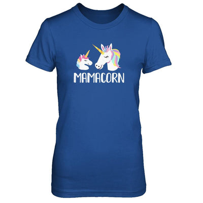 Mamacorn Unicorn Mom And Baby Mothers Day-T-Shirt & Tank Top-Women's T-Shirt-Royal