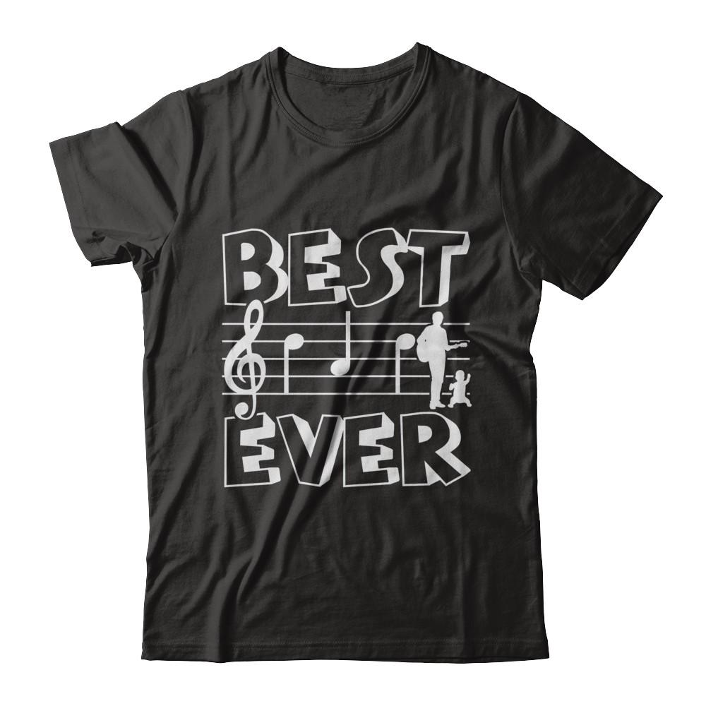 Best Dad Ever Music Piano Guitar Singer