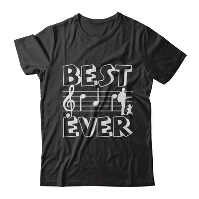 Best Dad Ever Music Piano Guitar Singer-T-Shirt & Hoodie-Classic T-Shirt-Black