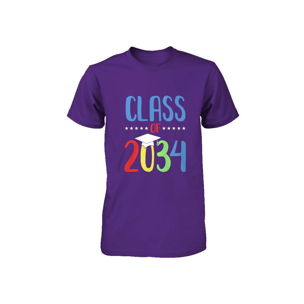Grow With Me First Day Of School Class Of 2034 Youth-Youth Shirt-