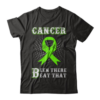 Liver Cancer Been There Beat That Awareness Green Ribbon-T-Shirt & Hoodie-Premium T-Shirt-Black