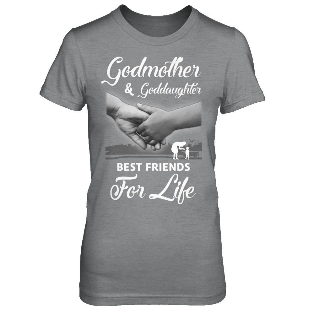 God-Mother God-Daughter Best Friends For Life Mothers Day-T-Shirt & Hoodie-Women's T-Shirt-Sport Grey