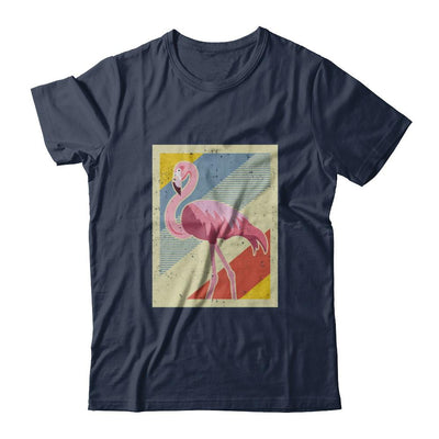 Distressed Vintage Flamingo Style-T-Shirt & Hoodie-Classic T-Shirt-Navy