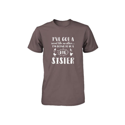 Secret Like No Other I'm Going To Be A Big Sister Youth-Youth Shirt-Youth T-Shirt-Asphalt