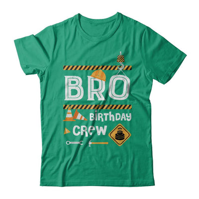 Brother Birthday Crew Construction Birthday Party Gift-T-Shirt & Hoodie-Classic T-Shirt-Kelly Green