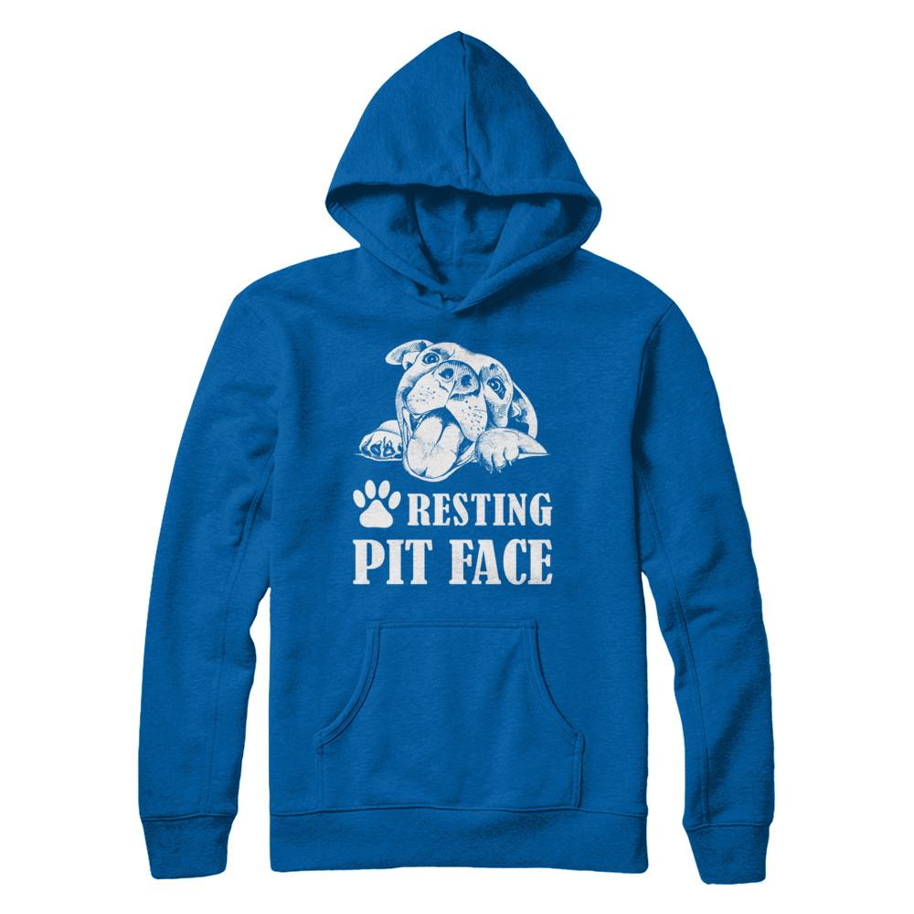 Resting Pit Face-T-Shirt & Hoodie-Pullover Hoodie-Royal