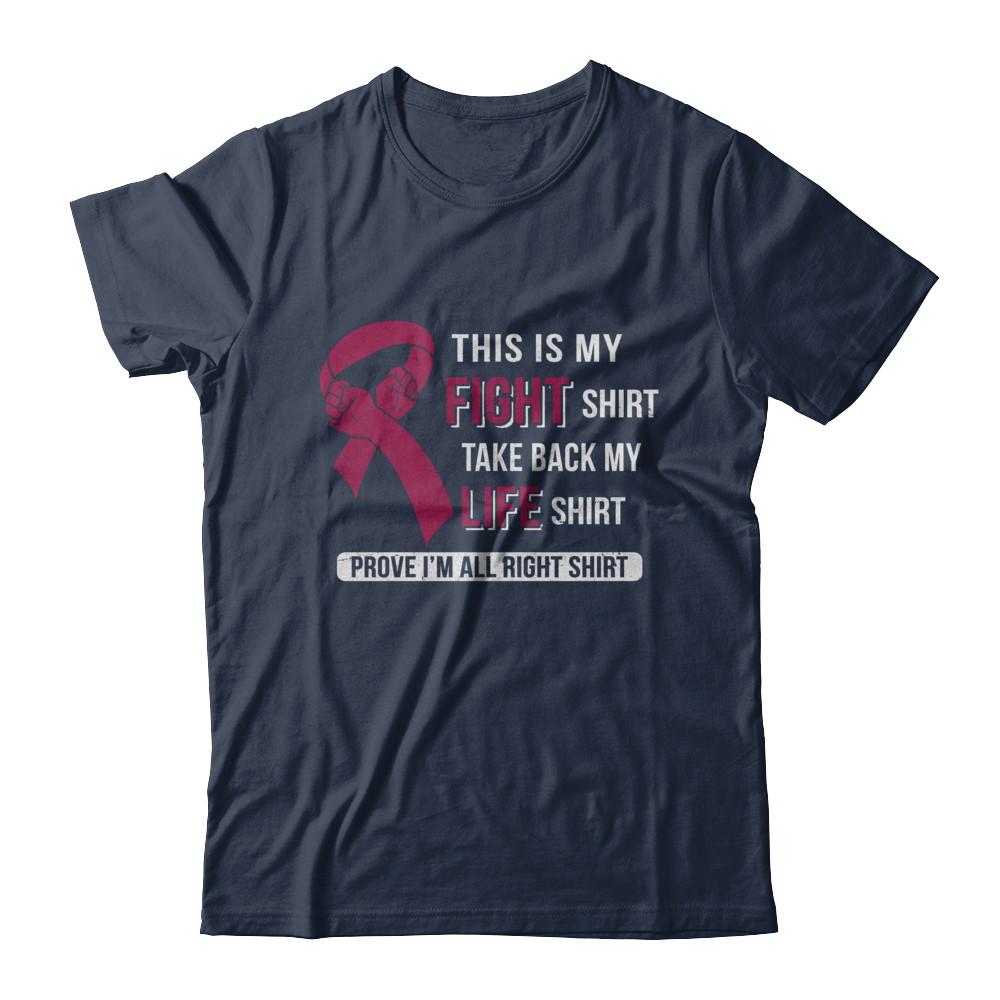 This Is My Fight Multiple Myeloma Awareness-T-Shirt & Hoodie-Classic T-Shirt-Navy
