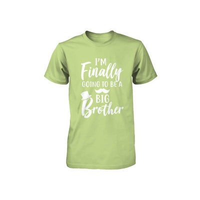 Cute I Am Finally Going To Be A Big Brother Youth-Youth Shirt-Toddler T-Shirt-Key Lime