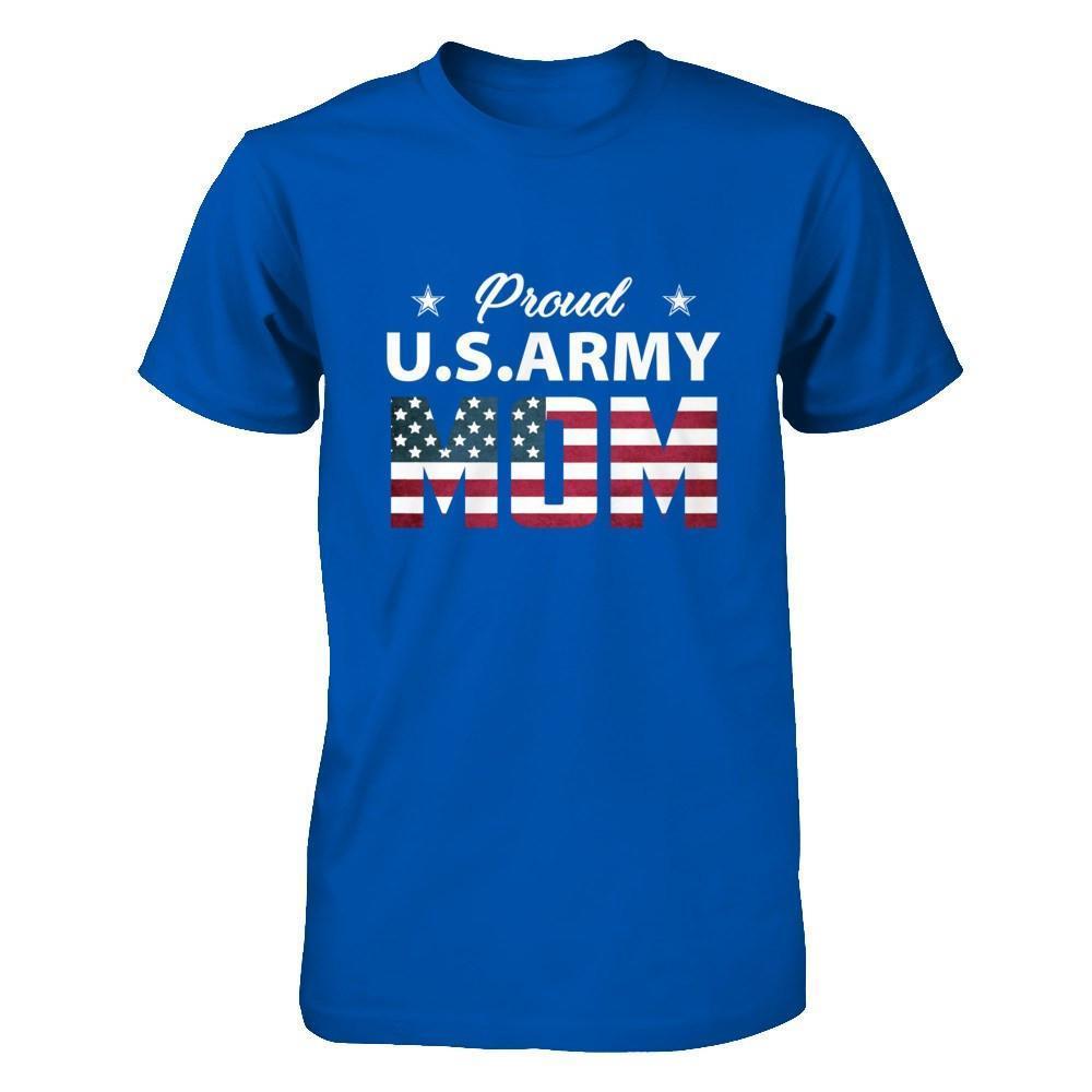Proud Us Army Mom-T-Shirt & Hoodie-Premium T-Shirt-Royal
