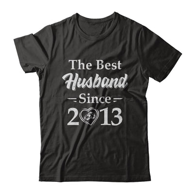 8th Married Together Anniversary Since 2013 Wife Husband-T-Shirt & Hoodie-Classic T-Shirt-Black