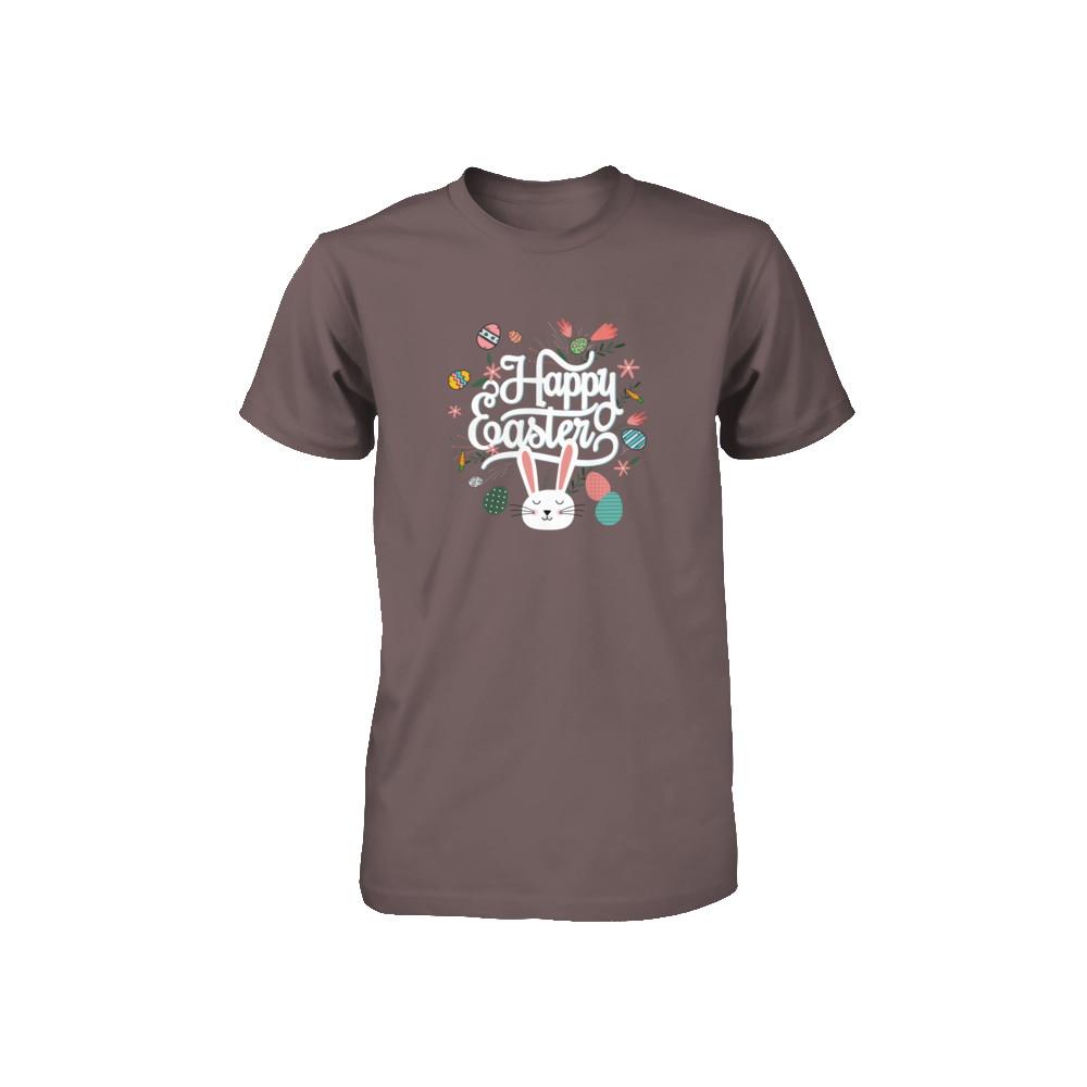 Happy Easter Dinosaur Eggs Youth-Youth Shirt-Youth T-Shirt-Asphalt