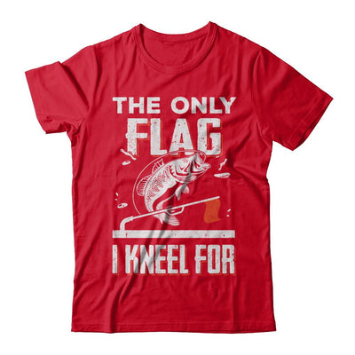 The Only Flag I Kneel For Wahoo ono Fish Fishing-T-Shirt & Hoodie-Premium T-Shirt-Red