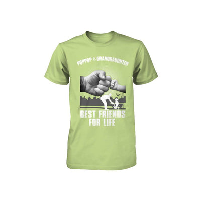 Poppop And Granddaughter Best Friends For Life Youth-Youth Shirt-Toddler T-Shirt-Key Lime