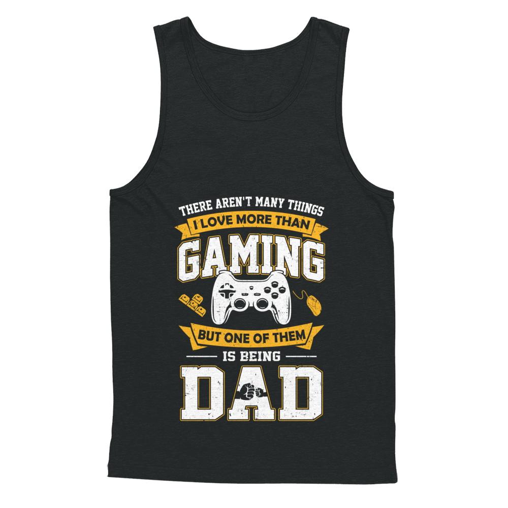 Video Game Gaming Dad Funny Fathers Day Gifts-T-Shirt & Hoodie-Unisex Tank-Black