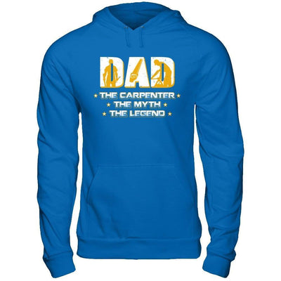 Dad The Carpenter The Myth The Legend-T-Shirt & Hoodie-Pullover Hoodie-Royal