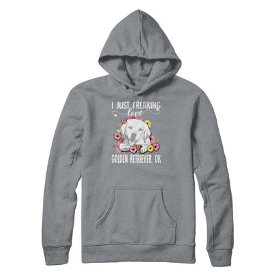 Dog I Just Freaking Love Golden Retriever-T-Shirt & Tank Top-