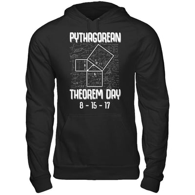 Pythagorean Theorem Day 8-15-17-T-Shirt & Hoodie-Pullover Hoodie-Black