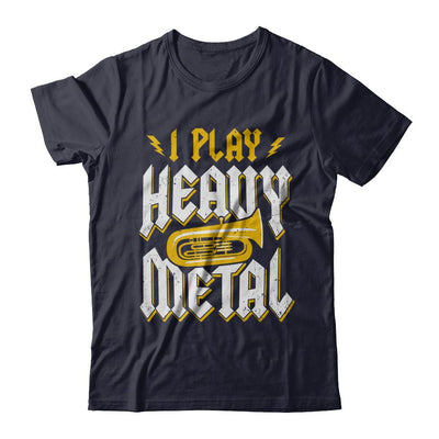 I Play Heavy Metal Tuba Music Player-T-Shirt & Hoodie-Premium T-Shirt-Midnight Navy