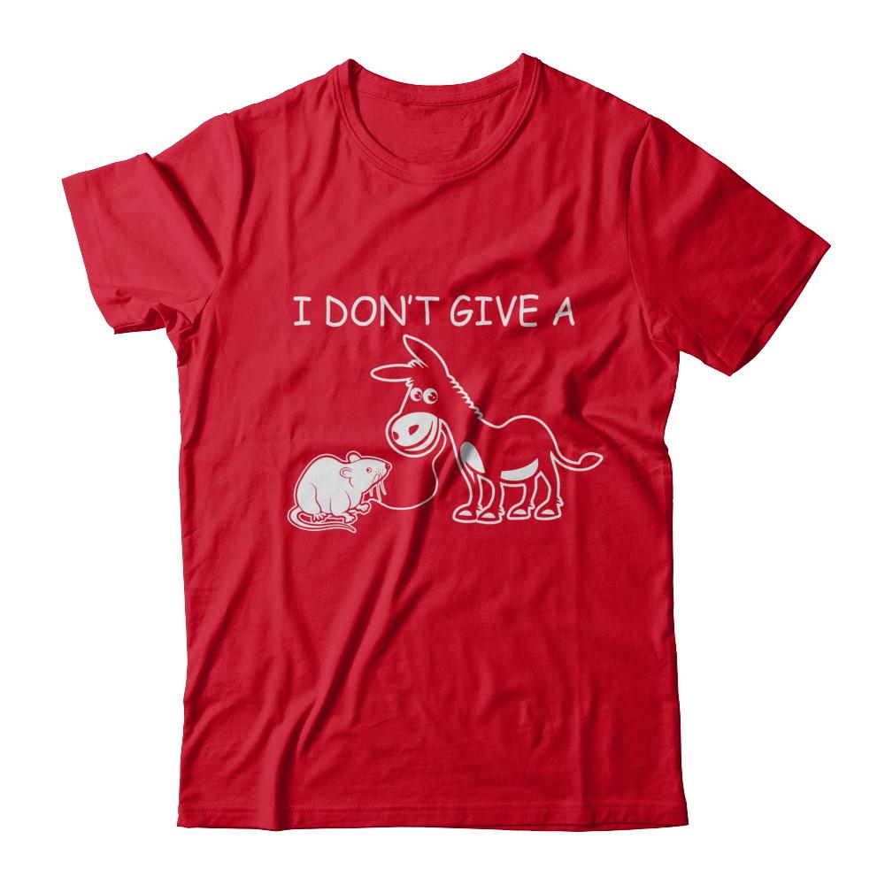 I Don't Give A Rats Funny-T-Shirt & Hoodie-Premium T-Shirt-Red