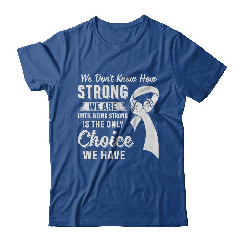 Being Strong Choice Lung Cancer-T-Shirt & Hoodie-Classic T-Shirt-Royal