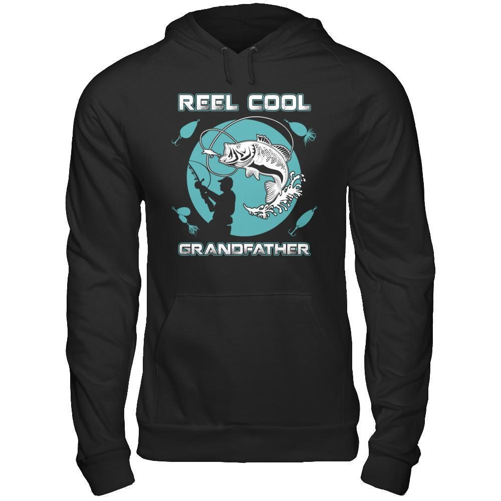 Reel Cool Grandfather-T-Shirt & Hoodie-Pullover Hoodie-Black