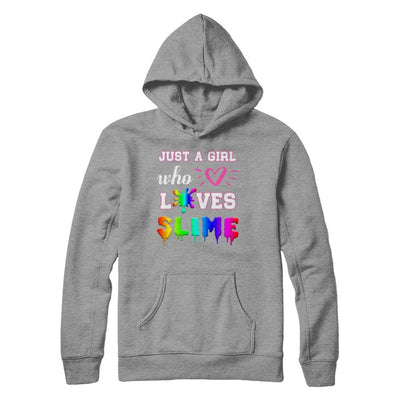 Just A Girl Who Loves Slime-T-Shirt & Hoodie-Pullover Hoodie-Sport Grey