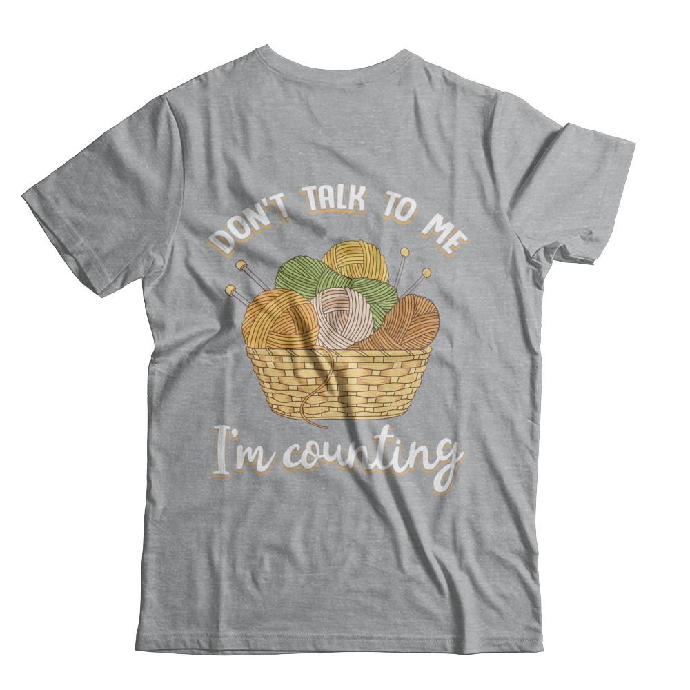 Funny Don't Talk To Me I Have No Self Control Don't Disturb-T-Shirt & Hoodie-Classic T-Shirt-Sport Grey
