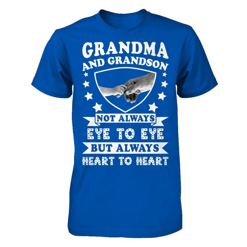 Grandma And Grandson Not Always Eye To Eye-T-Shirt & Hoodie-Premium T-Shirt-Royal