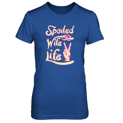 Spoiled Wife Life-T-Shirt & Tank Top-Women's T-Shirt-Royal