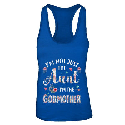 I'm Not Just The Aunt I'm The Godmother Aunt Gift-T-Shirt & Tank Top-Women's Ideal Racerback Tank-Royal
