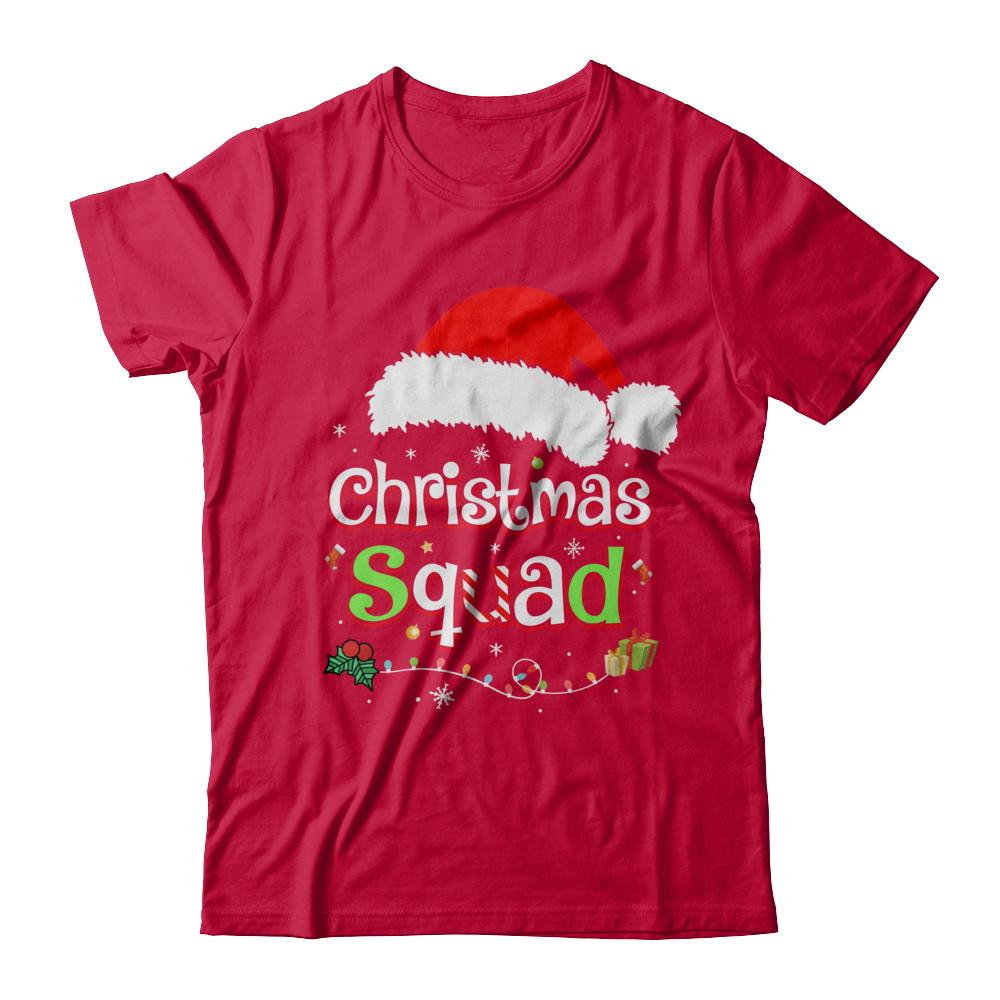 Santa Family Matching Pajamas Christmas Squad-T-Shirt & Sweatshirt-Classic T-Shirt-Red