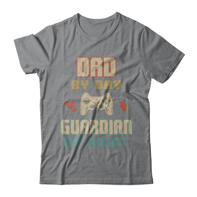 Dad By Day Guardian By Night Gaming-T-Shirt & Hoodie-Classic T-Shirt-Sport Grey