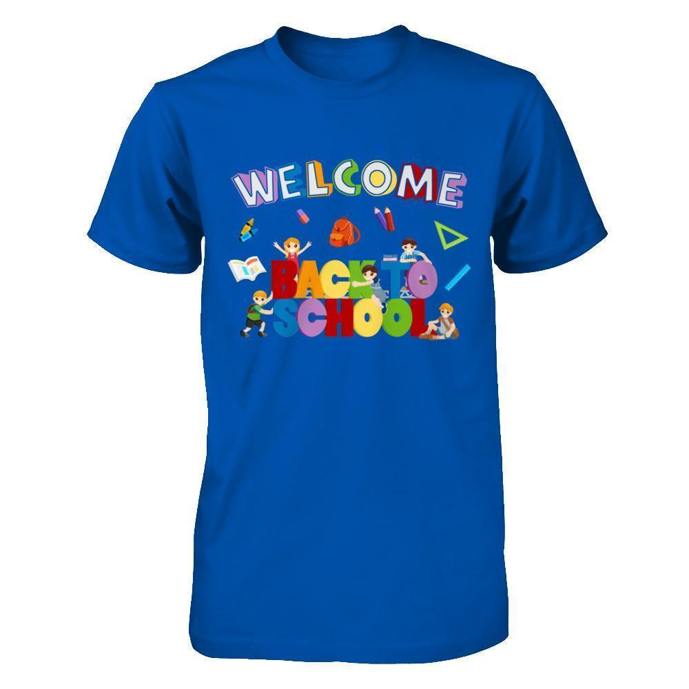 Welcome Back To School-T-Shirt & Hoodie-Premium T-Shirt-Royal