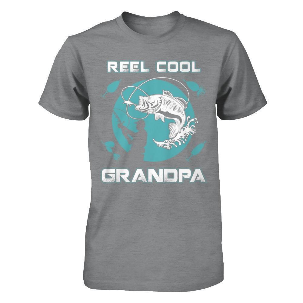 Reel Cool Grandpa-T-Shirt & Hoodie-Classic T-Shirt-Sport Grey
