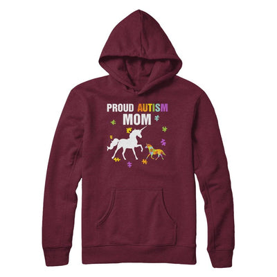 Proud Autism Mom Unicorn Autism Awareness-T-Shirt & Hoodie-