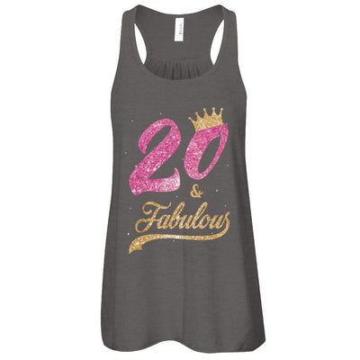 20 And Fabulous 2001 20th Birthday Gift-T-Shirt & Tank Top-