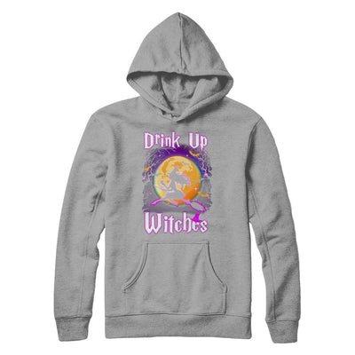 Drink Up Witches Funny Halloween-T-Shirt & Hoodie-Pullover Hoodie-Light Steel