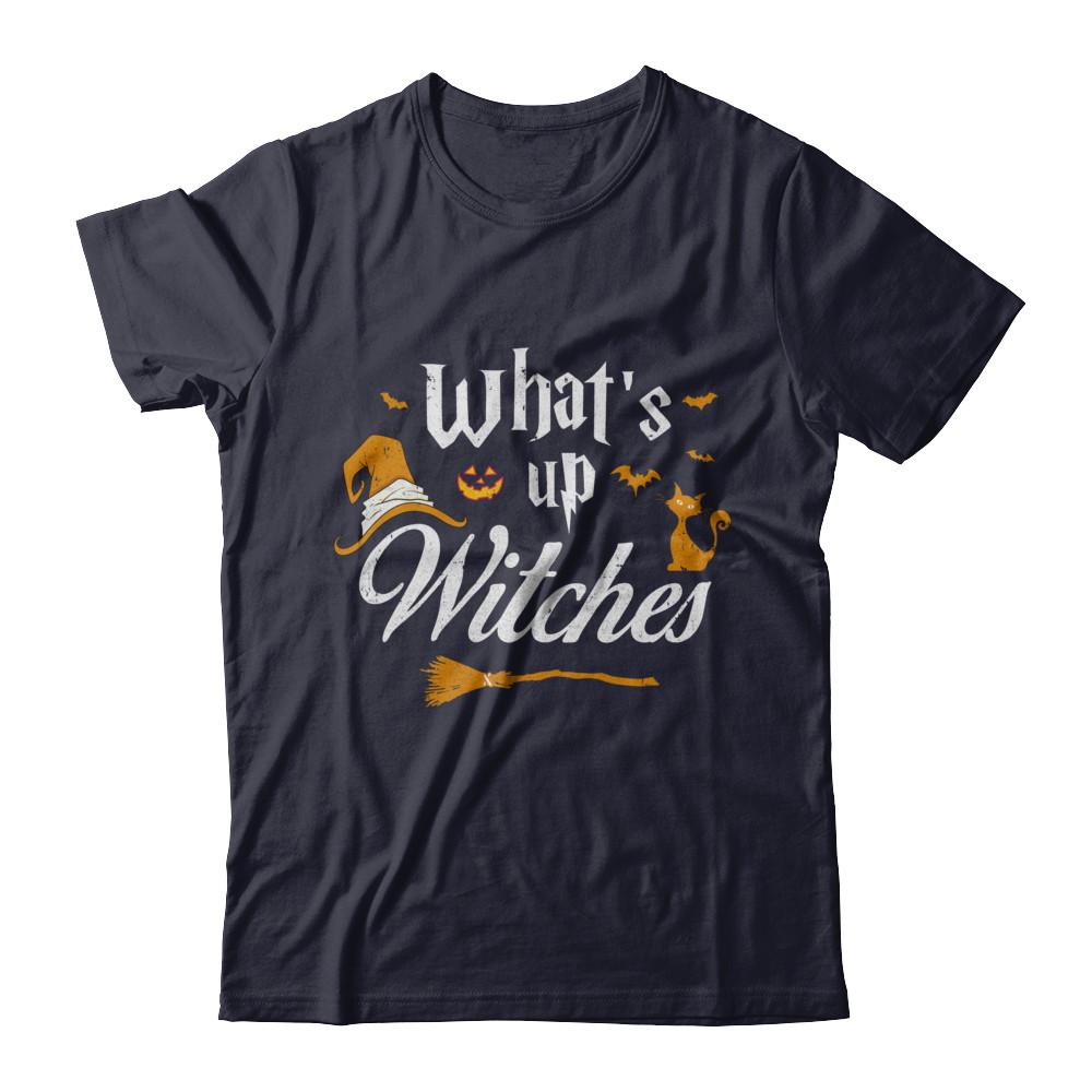 What's Up Witches-T-Shirt & Sweatshirt-Premium T-Shirt-Midnight Navy