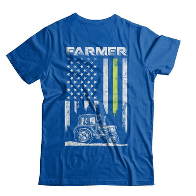 Farmer Patriotic American Flag-T-Shirt & Hoodie-Premium T-Shirt-Royal