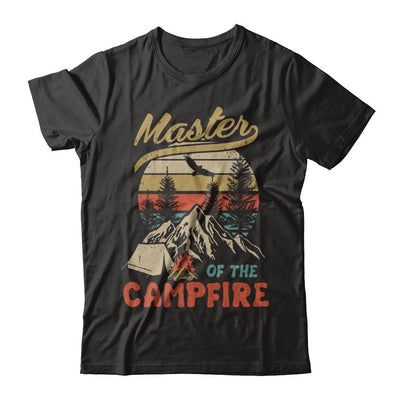 Camping Master Of The Campfire Fathers Mothers Day Gift-T-Shirt & Hoodie-Classic T-Shirt-Black