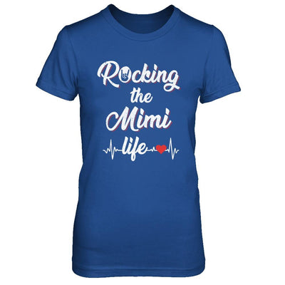 Rocking The Mimi Life Mothers Day Gifts-T-Shirt & Hoodie-Women's T-Shirt-Royal
