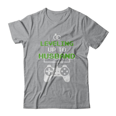 Funny Fiance Leveling Up To Husband For Groom-T-Shirt & Hoodie-Classic T-Shirt-Sport Grey