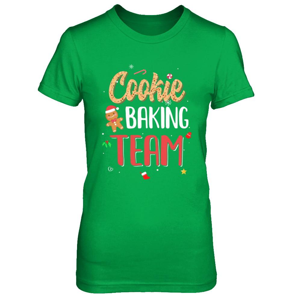 Cookie Baking Team Christmas Baking Team-T-Shirt & Sweatshirt-Women's T-Shirt-Irish Green