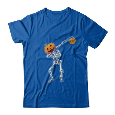 Halloween Dabbing Skeleton Volleyball-T-Shirt & Hoodie-Premium T-Shirt-Royal