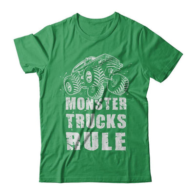 Monster Trucks Rule Mudding-T-Shirt & Hoodie-Premium T-Shirt-Kelly Green