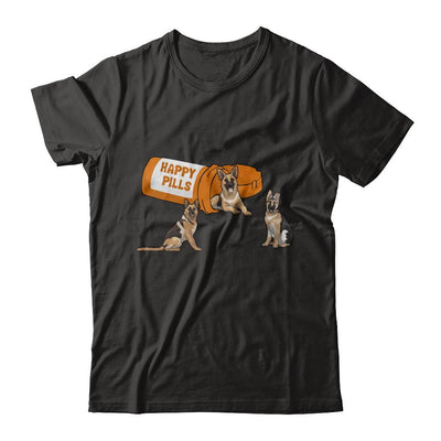 German Shepherd Happy Pills-T-Shirt & Hoodie-Premium T-Shirt-Black