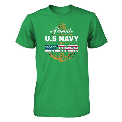 Proud US Navy Brother-T-Shirt & Hoodie-Premium T-Shirt-Kelly Green